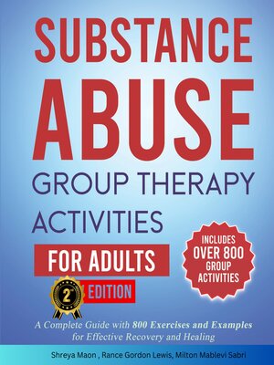 cover image of Substance Abuse Group Therapy Activities for Adults